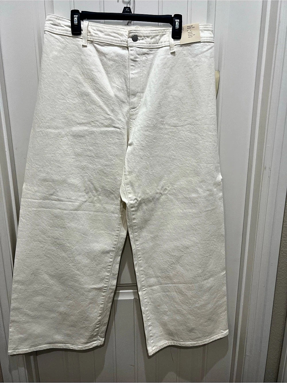 Universal Thread Sailor Wide Leg Wide Leg Jeans White Waist 16 NWT